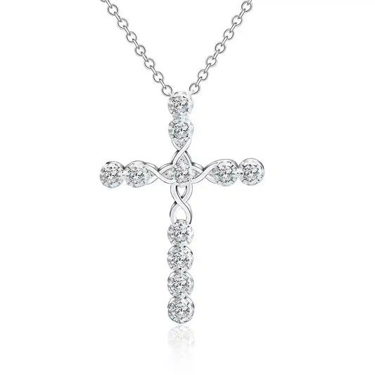 Collier Croix Chrétienne Argent