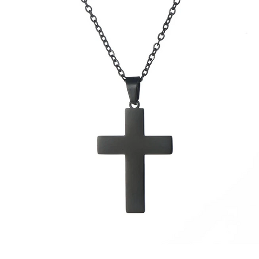 Collier Croix Noire