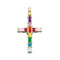 Pendentif Croix Femme Fantaisie