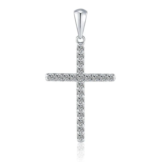 Pendentif Croix Strass