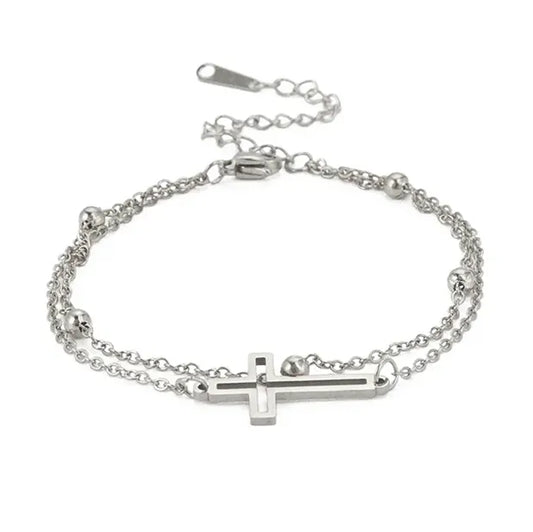 Bracelet Croix Horizontale