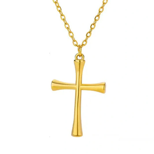 Collier Croix Dorée