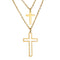 Collier Double Croix