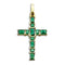 Pendentif Croix Verte